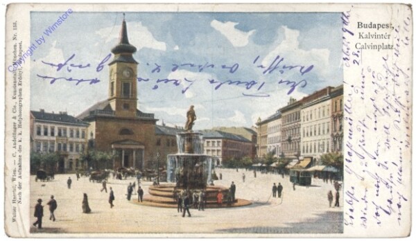 ak145471 Budapest, Calvinplatz