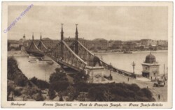 ak145472 Budapest, Franz Josefs-Brücke