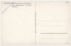 Budapest, Burg Vajdahunyad im Stadtwäldchen