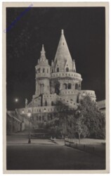 ak145512 Budapest, Fischerbastei bei Nacht