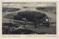 ak145513 Budapest, Blick auf die Heil. Margaretheninsel