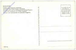 ak145533a Budapest, Aussicht mit Prinz Eugen Denkmal