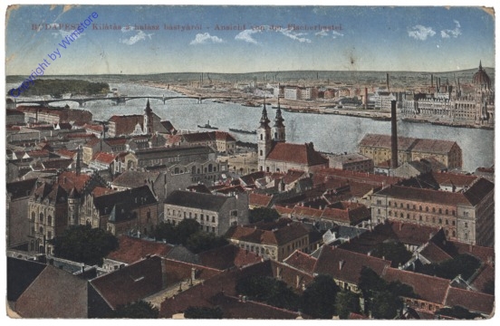 Budapest, Ansicht von der Fischerbastei