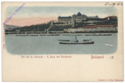 ak145563 Budapest, K. Burg und Burgbazar