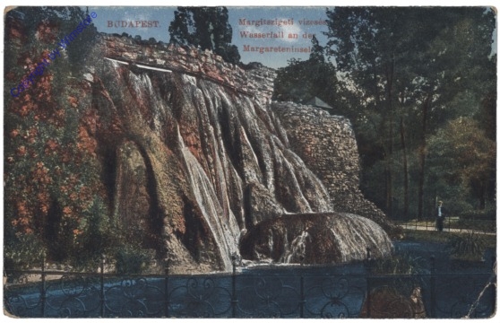 Budapest, Wasserfall an der Margareteninsel