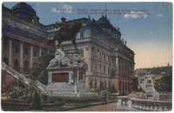 Budapest, König. Burg-Park mit Prinz Eugen-Monument