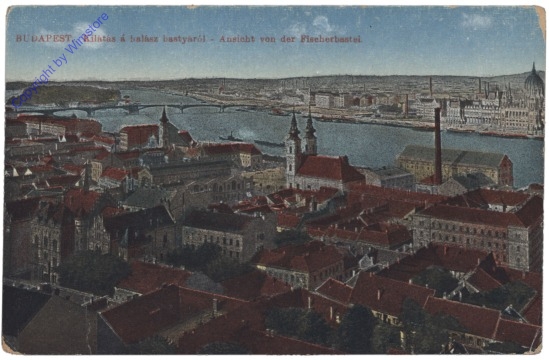 Budapest, Aussicht von der Fischerbastei