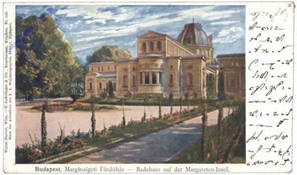 ak145584 Budapest, Badehaus auf der Margareten-Insel