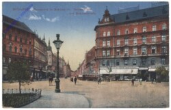 ak145600 Budapest, Baross-Platz und Rakoczistrasse