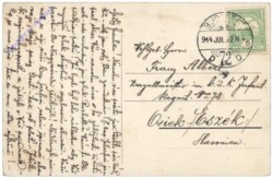 Budapest, Schlangenplatz mit Erzb. Palais