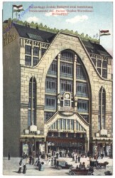 Budapest, Vorderansicht des "Pariser Großes Warenhaus"