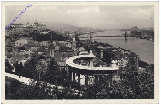 Budapest, Panorama mit der königlichen Burg