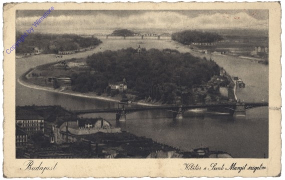 Budapest, Blick auf die Margaretheninsel