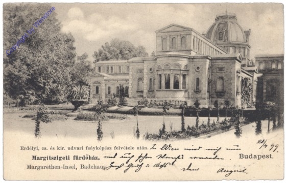 Budapest, Margarethen-Insel, Badehaus
