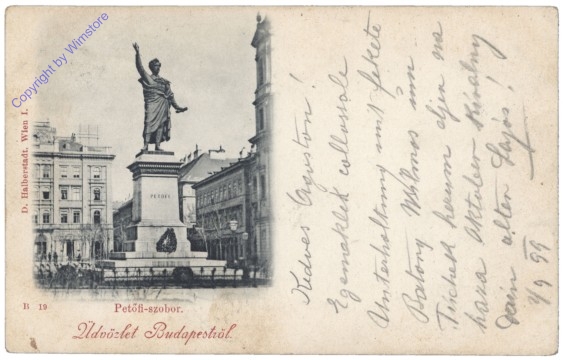 Budapest, Petöfi-szobor