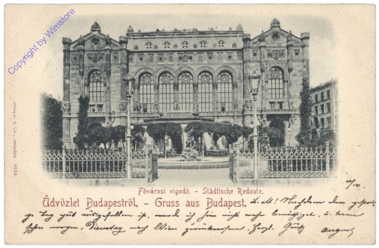 Budapest, Städt. Redoute