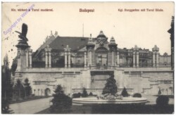 Budapest, Kgl. Burggarten mit Turul Säule