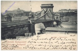 ak145651 Budapest, Kettenbrücke