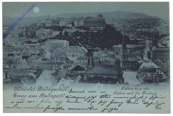 ak145675 Budapest, Taban und die Festung
