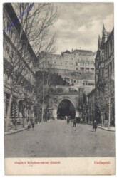 Budapest, Alagút a Krisztina-városi oldalról