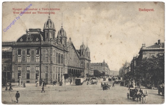 Budapest, Westbahnhof am Theresienring