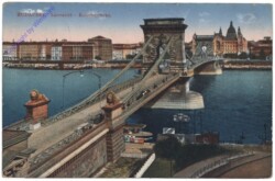 ak145718 Budapest, Kettenbrücke