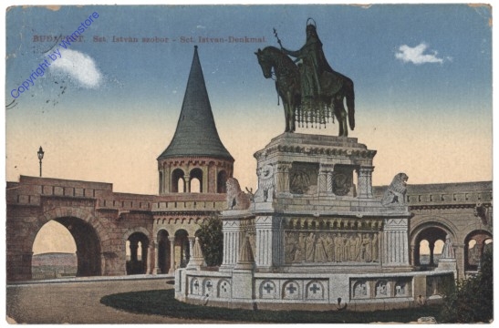 Budapest, Sct. Istvan-Denkmal