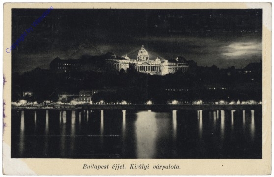 Budapest, bei Nacht, Königliche Burg