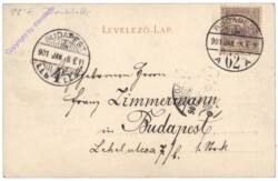 Budapest, Ein Theil der Andrássystrasse mit der Oper