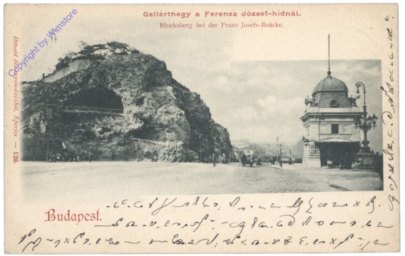 Budapest, Blocksberg bei der Franz Josefs-Brücke
