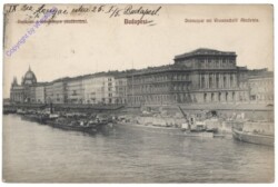 Budapest, Donauquai mit Wissenschaftl. Akademie