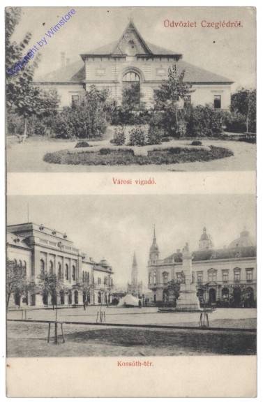 ak145793 Cegled, Multiansicht