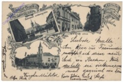 ak145945 Pécs, Multiansicht