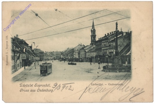 ak145987 Sopron (Szany), Grabenrunde