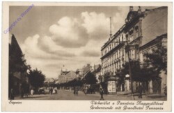 Sopron (Szany), Grabenrunde mit Grandhotel Pannonia