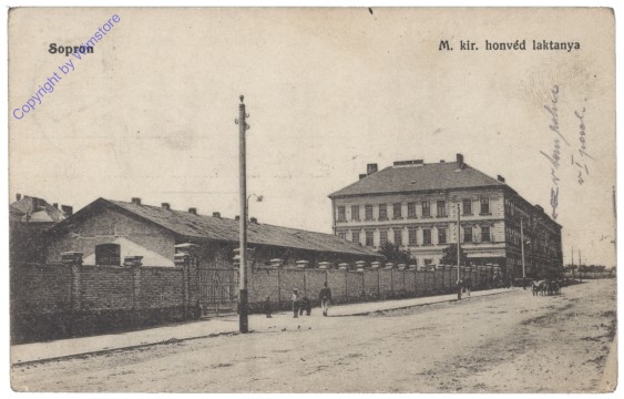 ak146015 Sopron (Szany), M.kir. honvéd laktanya