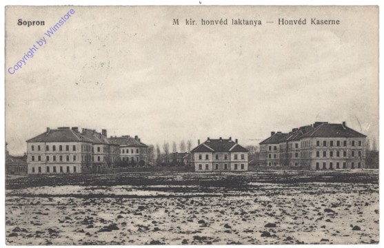ak146028 Sopron (Szany), Honvéd Kaserne