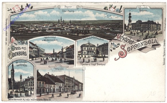ak146046 Sopron (Szany), Gruss aus