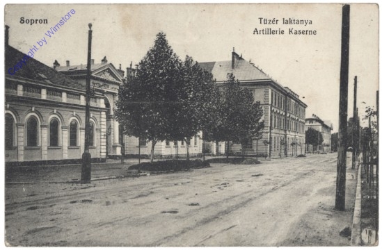 Sopron (Szany), Artillerie Kaserne
