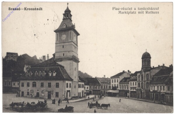 Brasov (Kronstadt), Marktplatz mit Rathaus