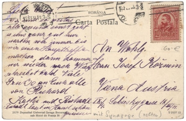 ak146284a Bukarest, Cheiul Dambovitei