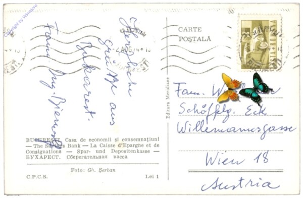 Bukarest, Spar- und Depositenkasse