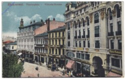 Bukarest, Theaterplatz - Victoriastrasse