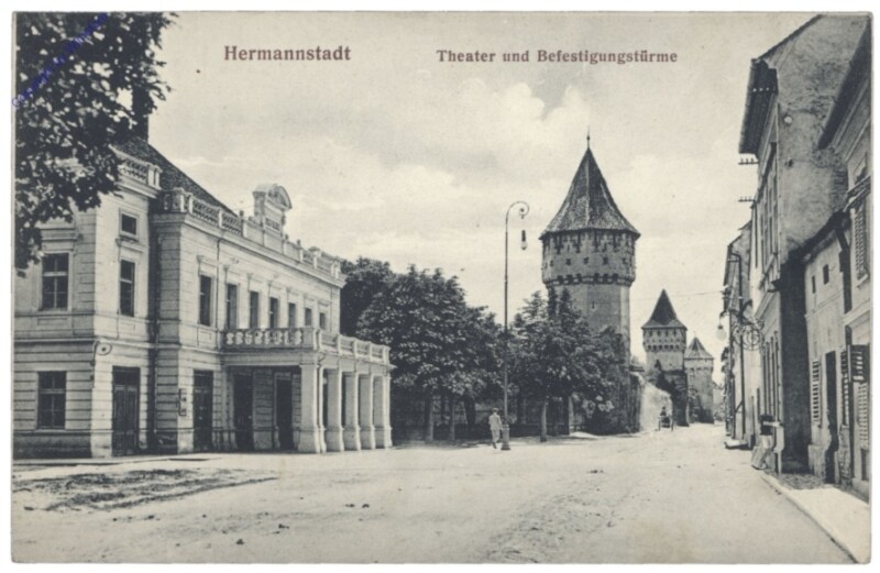 Sibiu (Hermannstadt), Theater und Befestigungstürme
