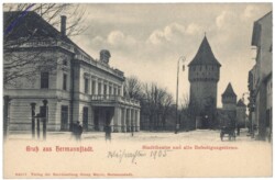 Sibiu (Hermannstadt), Stadttheater und alte Befestigungstürme