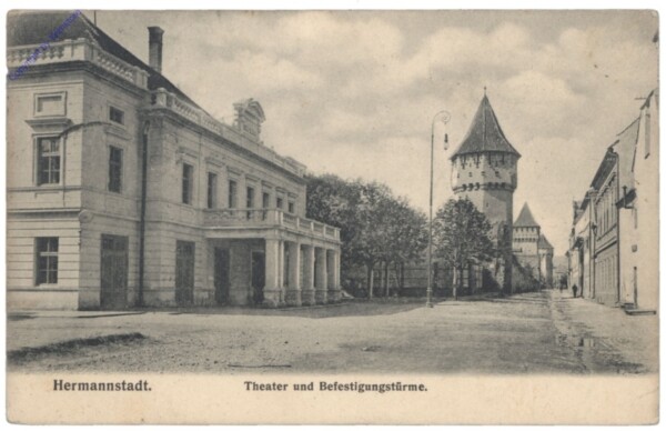 Sibiu (Hermannstadt), Theater und Befestigungstürme