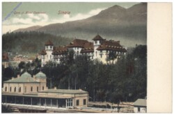 ak146604 Sinaia, Gara si Hotel Caraiman
