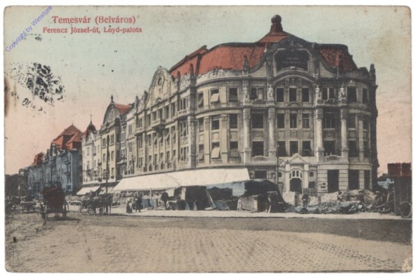 Timisoara (Temeschburg), Ferencz Jozsef-ut, Loyd-palota