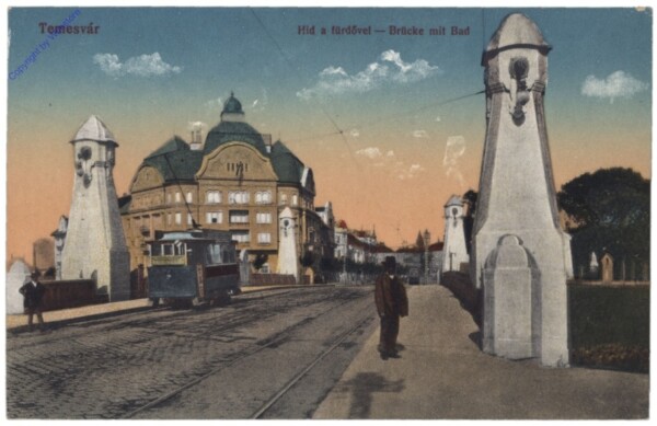 Timisoara (Temeschburg), Brücke mit Bad