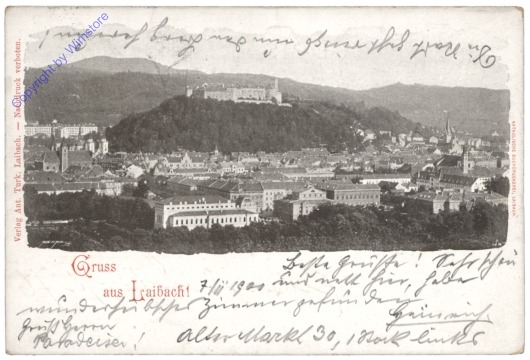 Ljubljana (Laibach), Gruss aus